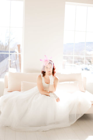 Pink Fascinator