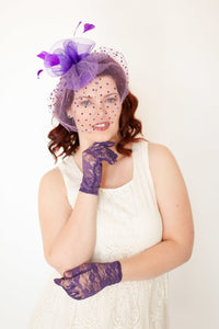 Purple Lace Gloves