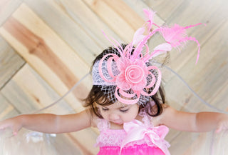 THE ELLIE ROSE TODDLER FASCINATOR