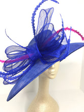 Load image into Gallery viewer, Royal Blue kentucky Derby Hat