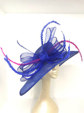 Load image into Gallery viewer, Royal Blue kentucky Derby Hat