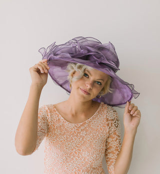 Purple Kentucky Derby Hat