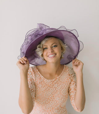 Purple Kentucky Derby Hat