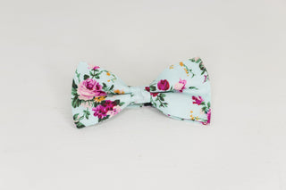 Floral Rose Bow Tie