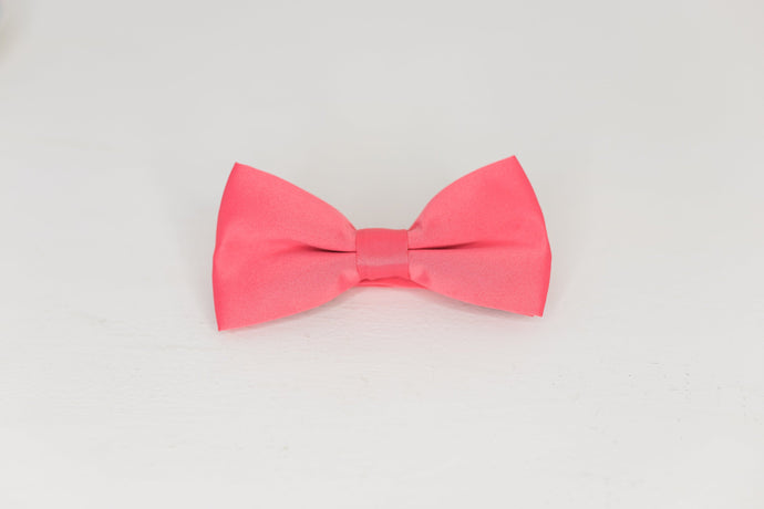 Flamingo Pink Bow Tie