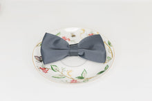 Load image into Gallery viewer, charcoal gray adjustable bowtie 