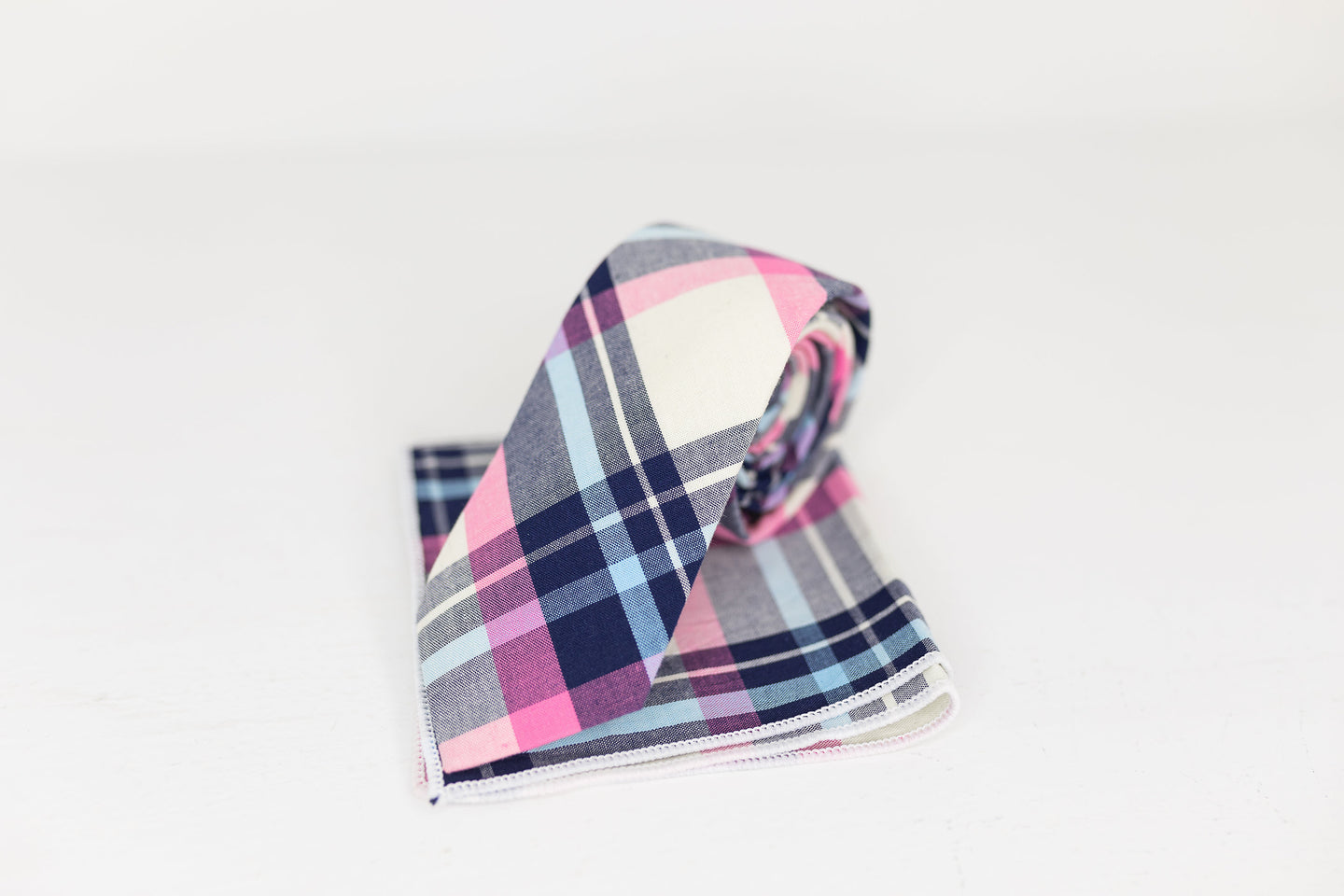 Multicolor Plaid Tie