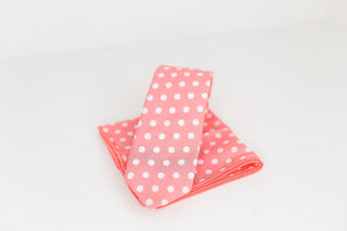 Pastel Pink Polka Dot Tie