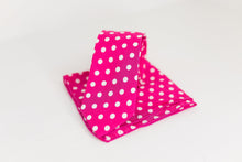 Load image into Gallery viewer, Fuchsia Pink Polka Dot Tie
