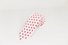 Load image into Gallery viewer, Red Polka Dot Tie