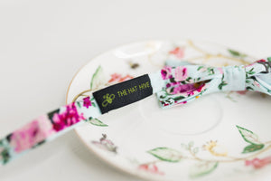 Floral Rose Bow Tie