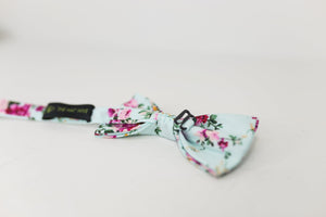 Floral Rose Bow Tie