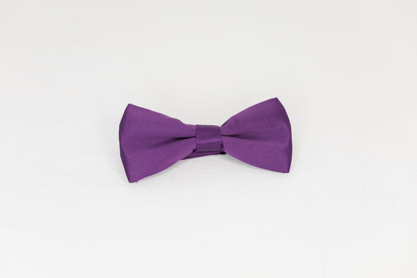 Dark Purple Solid Bow Tie