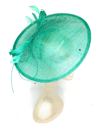 Jade Green Fascinator Hatinator Derby Hat, Womens Tea Party Hat, Church Hat, Derby Hat, Fancy Hat, Royal Hat, Tea Party Hat, weddin