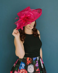 Pink Derby Hat