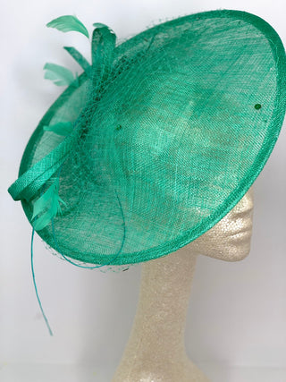 Jade Green Fascinator Hatinator Derby Hat, Womens Tea Party Hat, Church Hat, Derby Hat, Fancy Hat, Royal Hat, Tea Party Hat, weddin