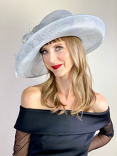 Load image into Gallery viewer, Light Blue Kentucky derby Hat