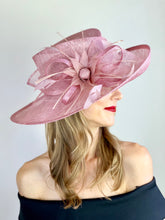 Load image into Gallery viewer, BLUSH PINK BLOOM DERBY HAT