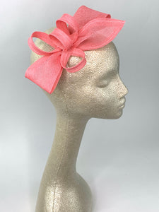 Pink Fascinator, Womens Tea Party Hat, Church Hat, Kentucky Derby Hat, Fancy Hat, Pink Hat, Tea Party Hat,wedding hat