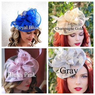 Mommy & Me Fascinators , Women's Tea Party Hat, Church Hat, Kentucky Derby Hat, Fancy Hat, Pink Hat, Tea Party Hat, wedding hat