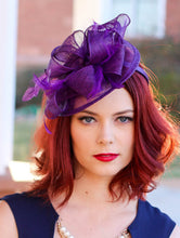 Load image into Gallery viewer, Purple Fascinator