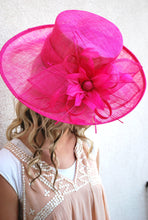 Load image into Gallery viewer, Pink Derby Hat