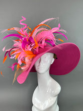 Load image into Gallery viewer, PINK AND ORANGE FLOPPY HAT