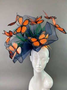 Monarch Butterfly Kentucky Derby Hat