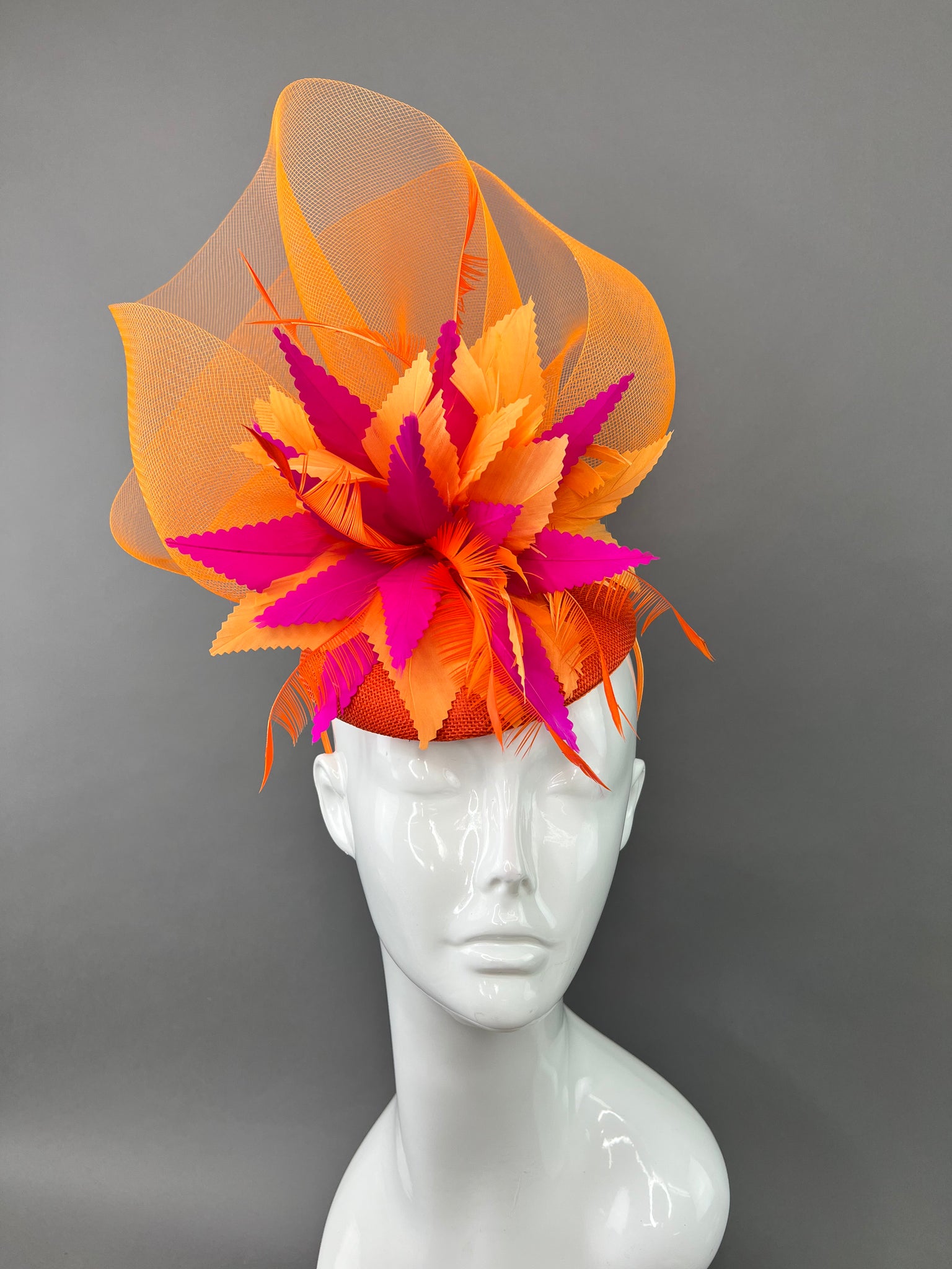Orange derby hat sales