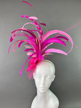 Load image into Gallery viewer, SHADES OF PINK FLOWER FASCINATOR