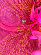Load image into Gallery viewer, PINK AND ORANGE FLOPPY HAT