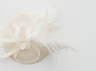 The Little Haleigh Ivory Fascinator