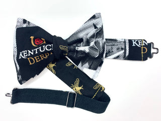 Kentucky Derby Theme Mens Reversible Bow Tie - The Hat Hive