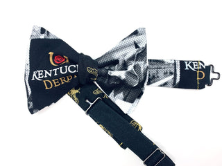 Kentucky Derby Theme Mens Reversible Bow Tie - The Hat Hive