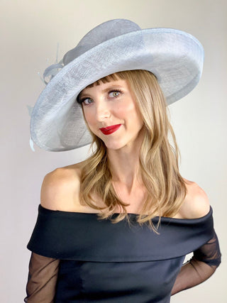 Light Blue Kentucky derby Hat - The Hat Hive