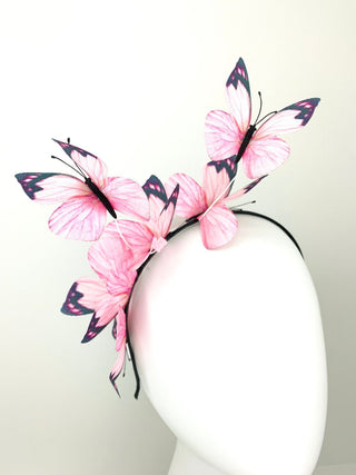 Light Pink Butterfly Fascinator - The Hat Hive