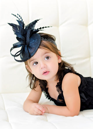 Mini Haleigh Sequin Headband fascinator - The Hat Hive