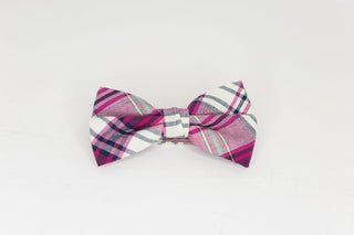Multi Color Plaid Bow Tie - The Hat Hive