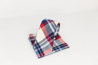Multicolor Plaid Neck Tie - The Hat Hive