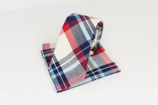 Multicolor Plaid Neck Tie - The Hat Hive