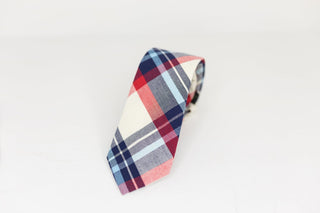 Multicolor Plaid Neck Tie - The Hat Hive