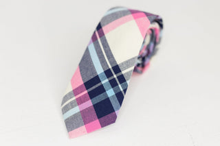Multicolor Plaid Tie - The Hat Hive