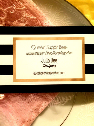 Navy Blue Fascinator, Womens Tea Party Hat, Church Hat, Derby Hat, Fancy Hat, Navy Blue Hat, Tea Party Hat, wedding hat - The Hat Hive