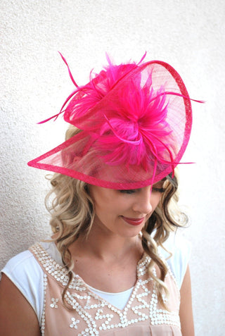 Pink Fascinator - The Hat Hive