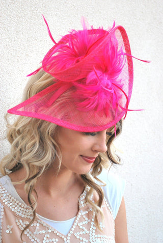 Pink Fascinator - The Hat Hive