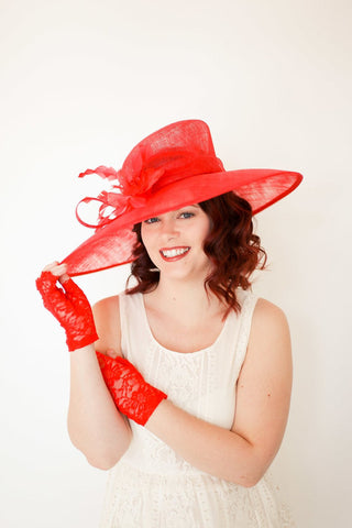 Red Derby Hat - The Hat Hive