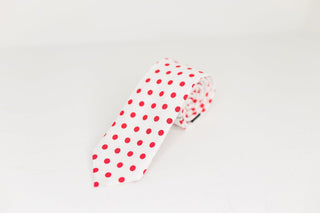 Red Polka Dot Tie - The Hat Hive
