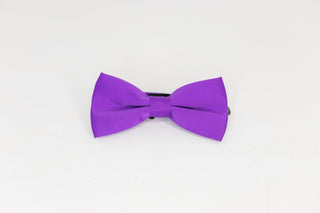 SOLID PURPLE BOW TIE - The Hat Hive