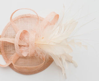 The Little Haleigh Ivory Fascinator - The Hat Hive