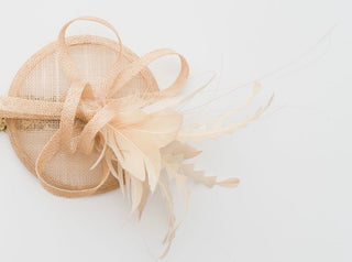 The Little Haleigh Ivory Fascinator - The Hat Hive